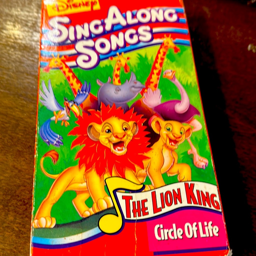 Disney Sing Along Songs The Lion King Songs like Circle of Life VHS 📼